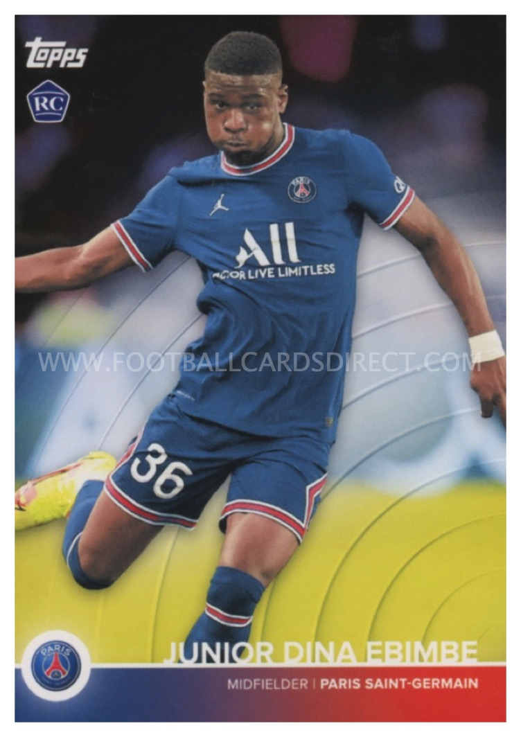 TOPPS PSG TEAM SET 2021 22 SEASON BASE CARDS Inc MBAPPE MESSI