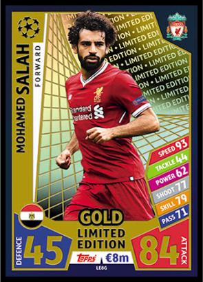 Mohamed salah match sales attax