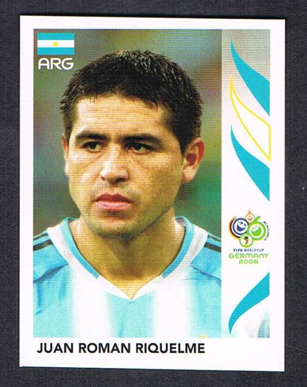 #181 Juan Roman Riquelme Panini Germany 2006 World Cup sticker