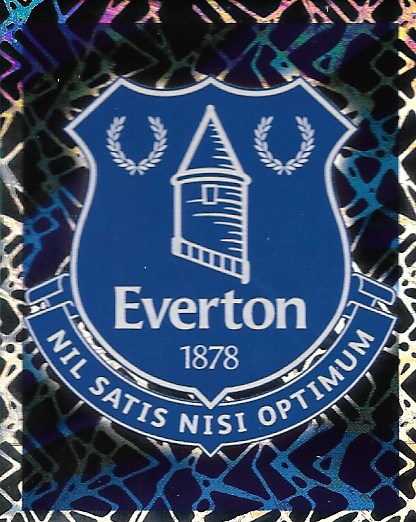 101 Club Badge Everton Foil 19 Premier League Sticker Football Cards Direct