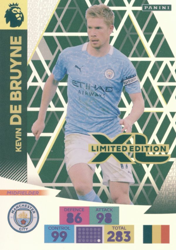 KEVIN DE BRUYNE (MANCHESTER CITY)  LIMITED EDITION ADRENLYN PLUS 2020-2021