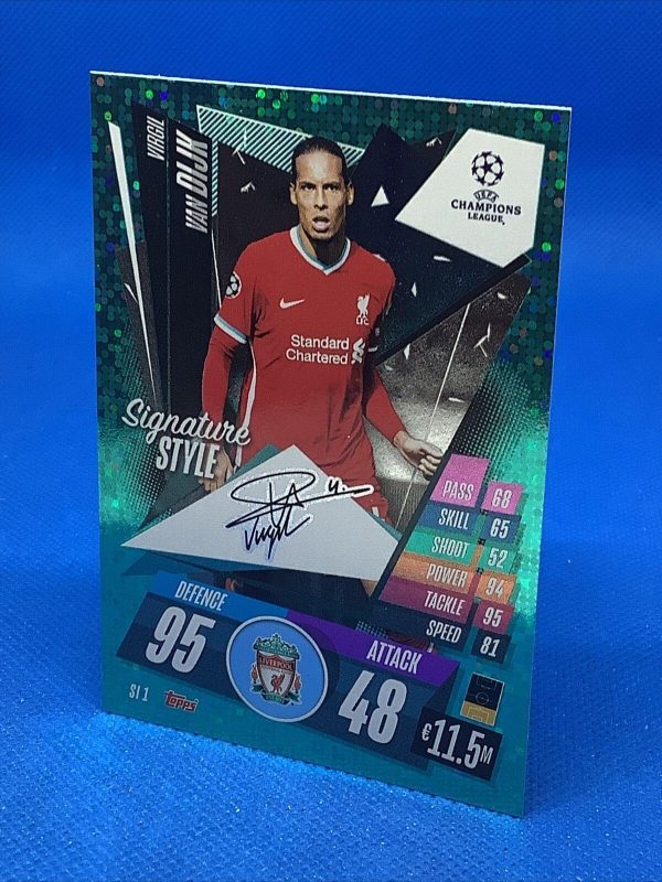 MATCH ATTAX EXTRA 2020/21 SIGNATURE STYLE VIRGIL VAN DIJK LIVERPOOL