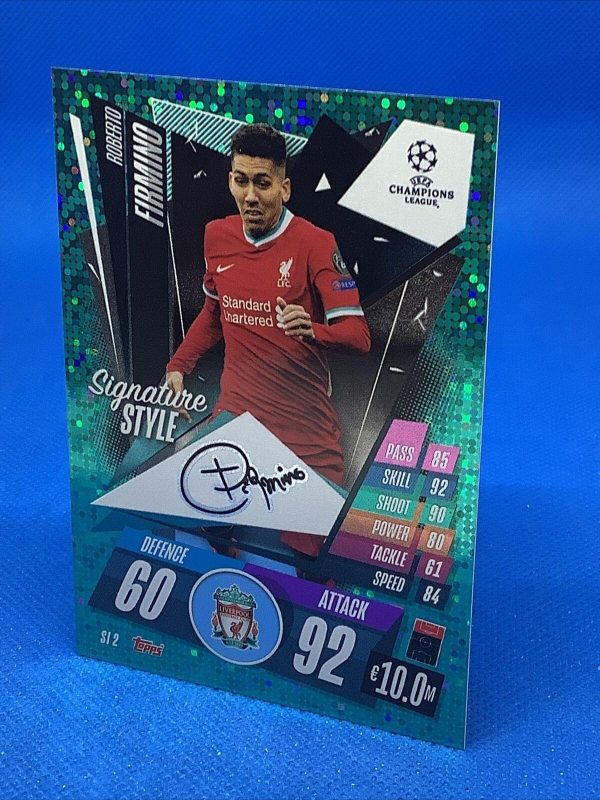 MATCH ATTAX EXTRA 2020/21 SIGNATURE STYLE ROBERTO FIRMINO LIVERPOOL