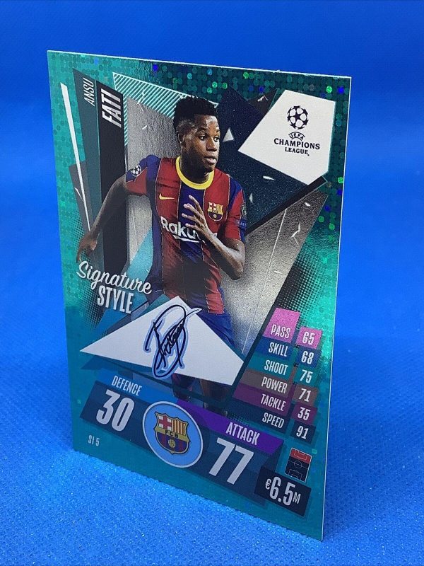 MATCH ATTAX EXTRA 2020/21 SIGNATURE STYLE ANSU FATI FC BARCELONA