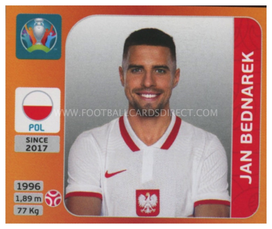 462 Jan Bednarek Poland Group E Euro 2020 Tournament Edition Football Cards Direct