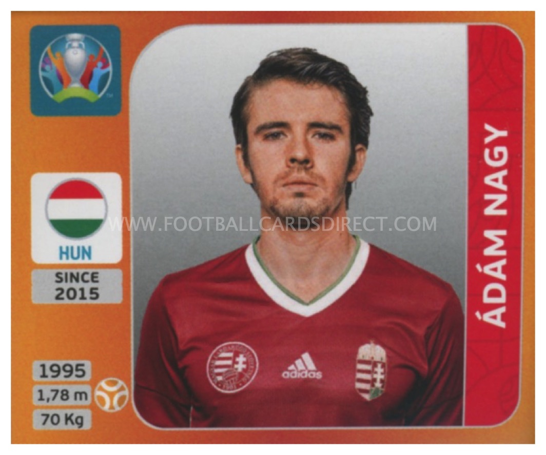 637 Adam Nagy Hungary Group F Euro 2020 Tournament Edition Football Cards Direct