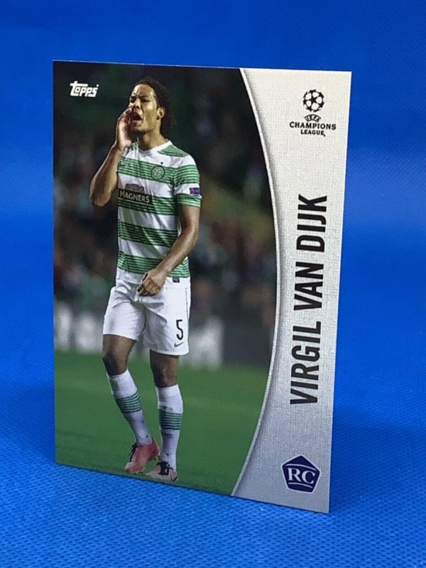 TOPPS LOST ROOKIE VIRGIL VAN DIJK CELTIC