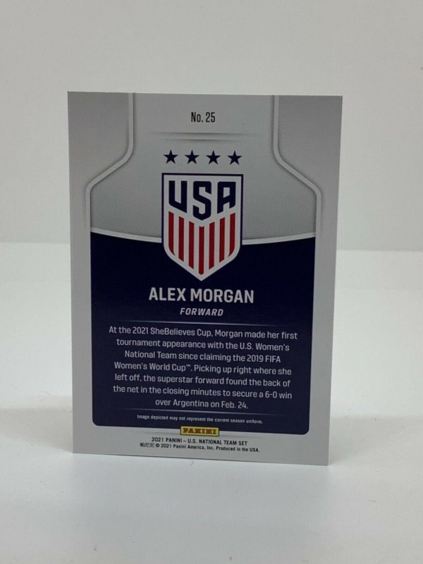 PANINI USA NATIONAL TEAM COLLECTION 2021 ALEX MORGAN #25 - Image 2