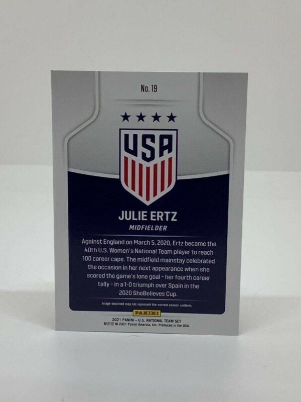 PANINI USA NATIONAL TEAM COLLECTION 2021 JULIE ERTZ #19 - Image 2