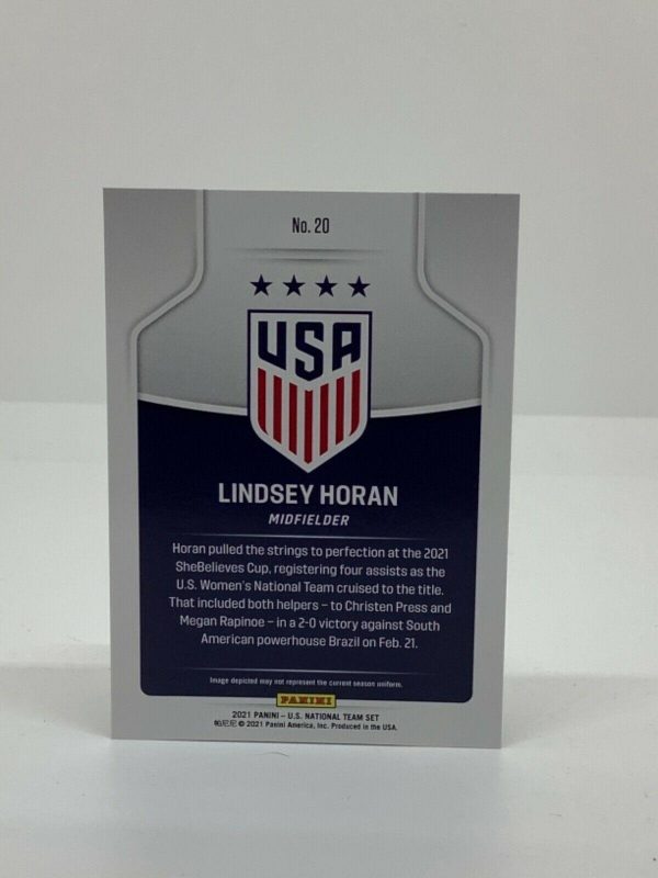 PANINI USA NATIONAL TEAM COLLECTION 2021 LINDSEY HORAN #20 - Image 2