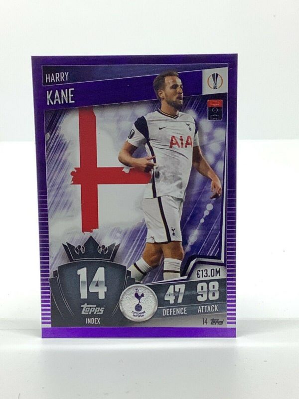 TOPPS MATCH ATTAX 101 2020-21 20/21 HARRY KANE TOTTENHAM PURPLE #014