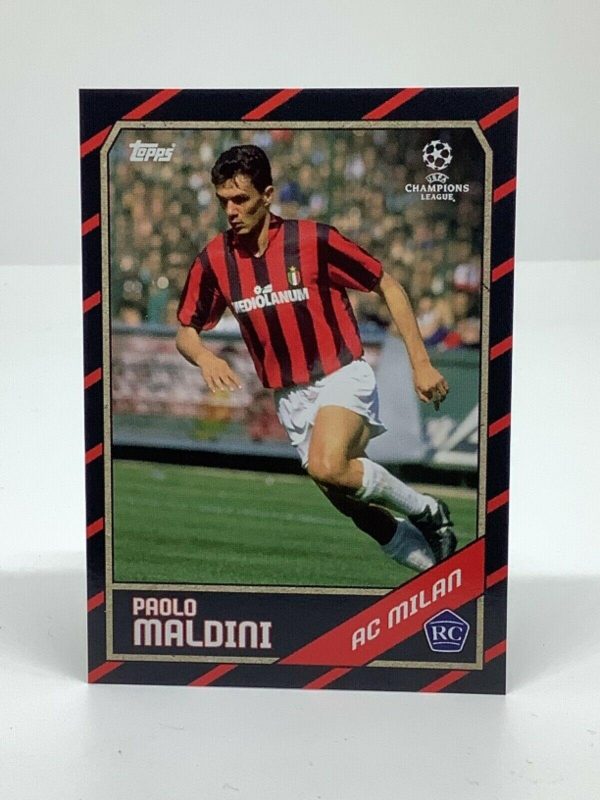 TOPPS LOST ROOKIE PAULO MALDINI AC MILAN