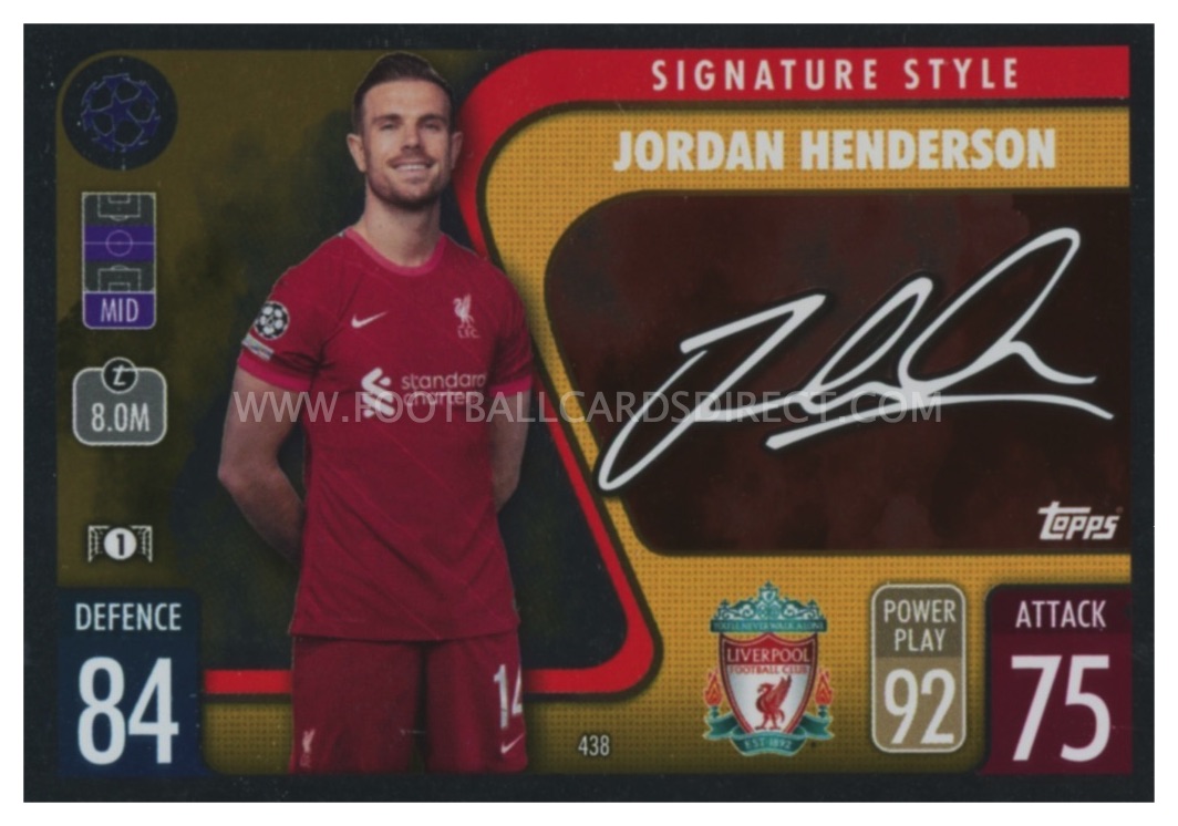 Hotsell 39/50 Autographed Jordan Henderson soccer card