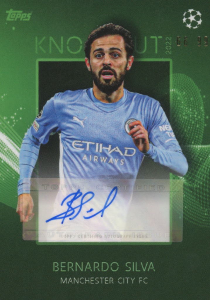 BERNARDO SILVA (MANCHESTER CITY) AUTOGRAPH 66/99 KNOCKOUT 2022 – Football  Cards Direct