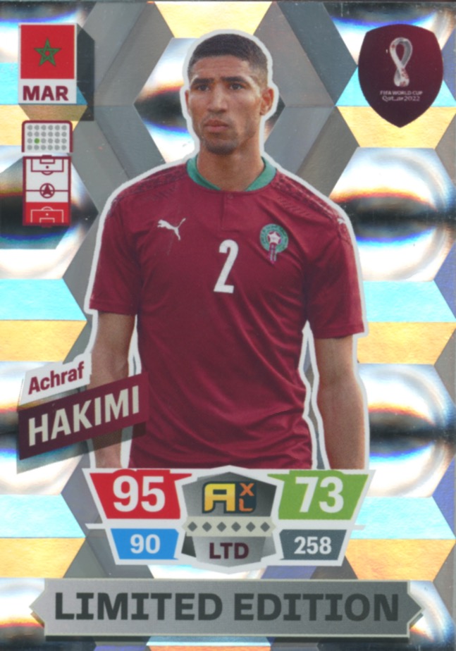 Achraf Hakimi 2021-22 • Gold - SCCR Cards