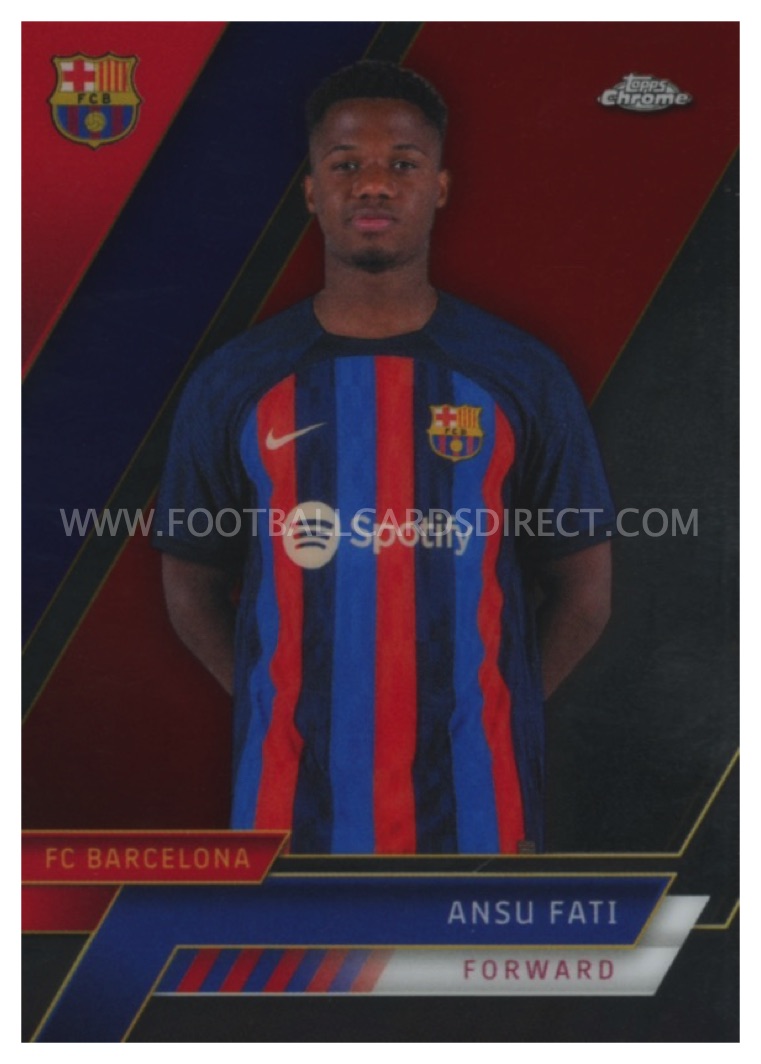 TOPPS BARCELONA CHROME 2022 - 2023 22/23 BASE CARDS | eBay