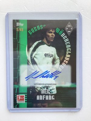 Lothar Matthäus Match Attax mit factory original Signatur