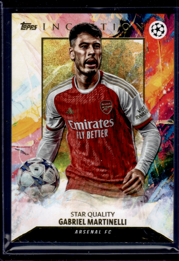 TOPPS INCEPTION 2023-2024 GABRIEL MARTINELLI ARSENAL STAR QUALITY –  Football Cards Direct