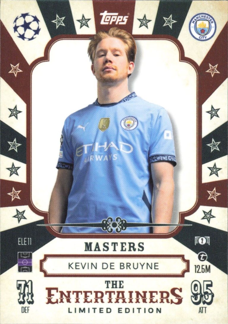 TOPPS MATCH ATTAX 20242025 24/25 KEVIN DE BRUYNE MAN CITY THE